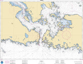 NOAA Nautical Chart 14882: St. Mars River - Detour Passage to Munuscong Lake;Det